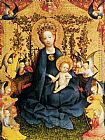 Madonna Canvas Paintings - Madonna Of The Rose Bush
